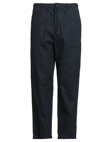 EMPORIO ARMANI Повседневные брюки Тёмно-синий 100% Хлопок