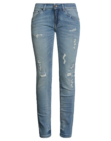 DOLCE&GABBANA Denim pants Blue 98% Cotton, 2% Elastane