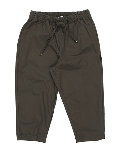 MSGM Casual trouser KIDS Military green 97% Cotton, 3% Elastane