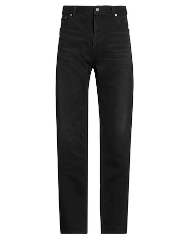 SAINT LAURENT Denim trousers Black 100% Cotton