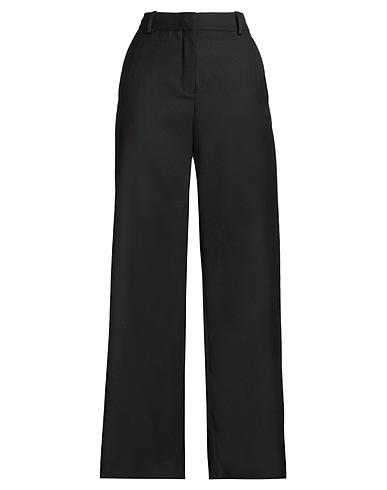 NINA RICCI Casual pants Black 100% Wool, Polyester, Viscose