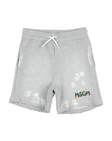 MSGM Shorts & Bermuda KIDS Light grey 100% Cotton