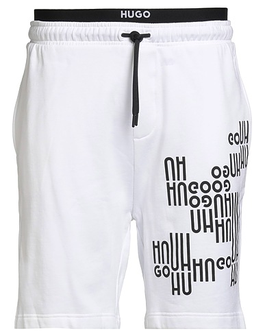 HUGO Παντελόνι φόρμας Λευκό 100% Βαμβάκι