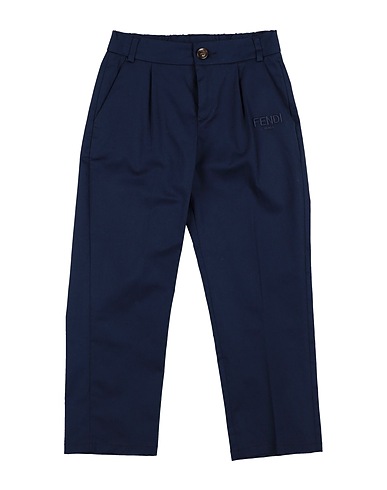 FENDI Casual pants Navy 97% Cotton, 3% Elastane