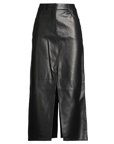 GIVENCHY Long skirt Black 100% Lambskin