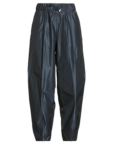 HERNO Casual trouser Navy blue 100% Polyester, Cotton