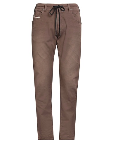 DIESEL Casual pants Chocolate brown 90% Cotton, 8% Polyester, 2% Elastane