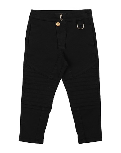 BALMAIN Pantalone Nero 92% Cotone, 6% Modal, 2% Elastan