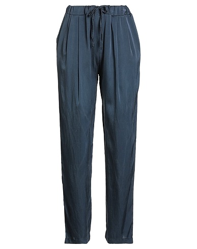 CROSSLEY Pantalone Blu navy 91% Seta, 9% Elastan