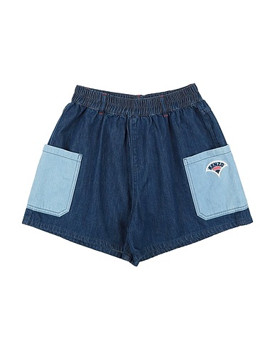 KENZO KIDS Denim shorts Blue 100% Cotton
