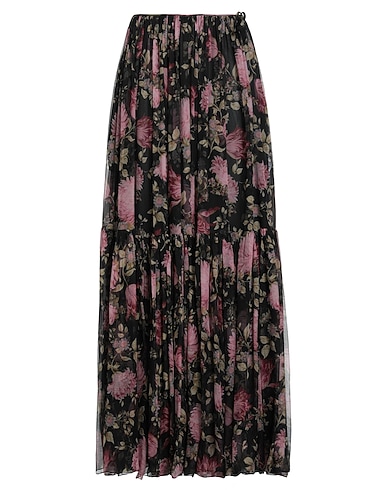 CHLOÉ Maxi Skirts Black 100% Silk