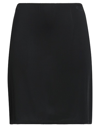 GANNI Mini skirt Black 90% Rayon, 10% Elastane