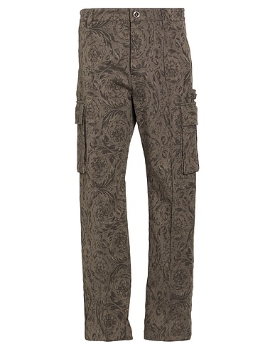 VERSACE Casual trouser Grey 100% Cotton