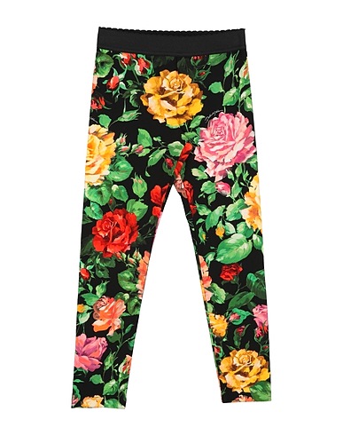 DOLCE&GABBANA Leggings Schwarz 90% Baumwolle, 10% Elastan