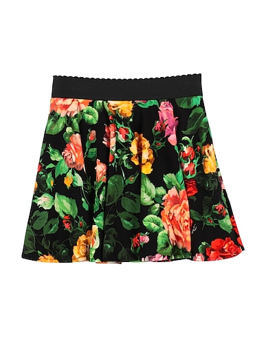 DOLCE&GABBANA Skirt Black 90% Cotton, 10% Elastane