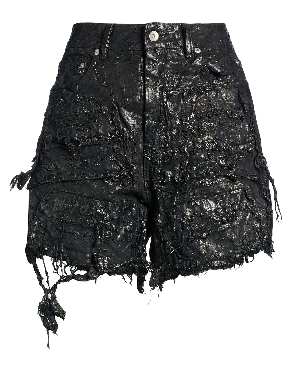 RICK OWENS - Denim shorts