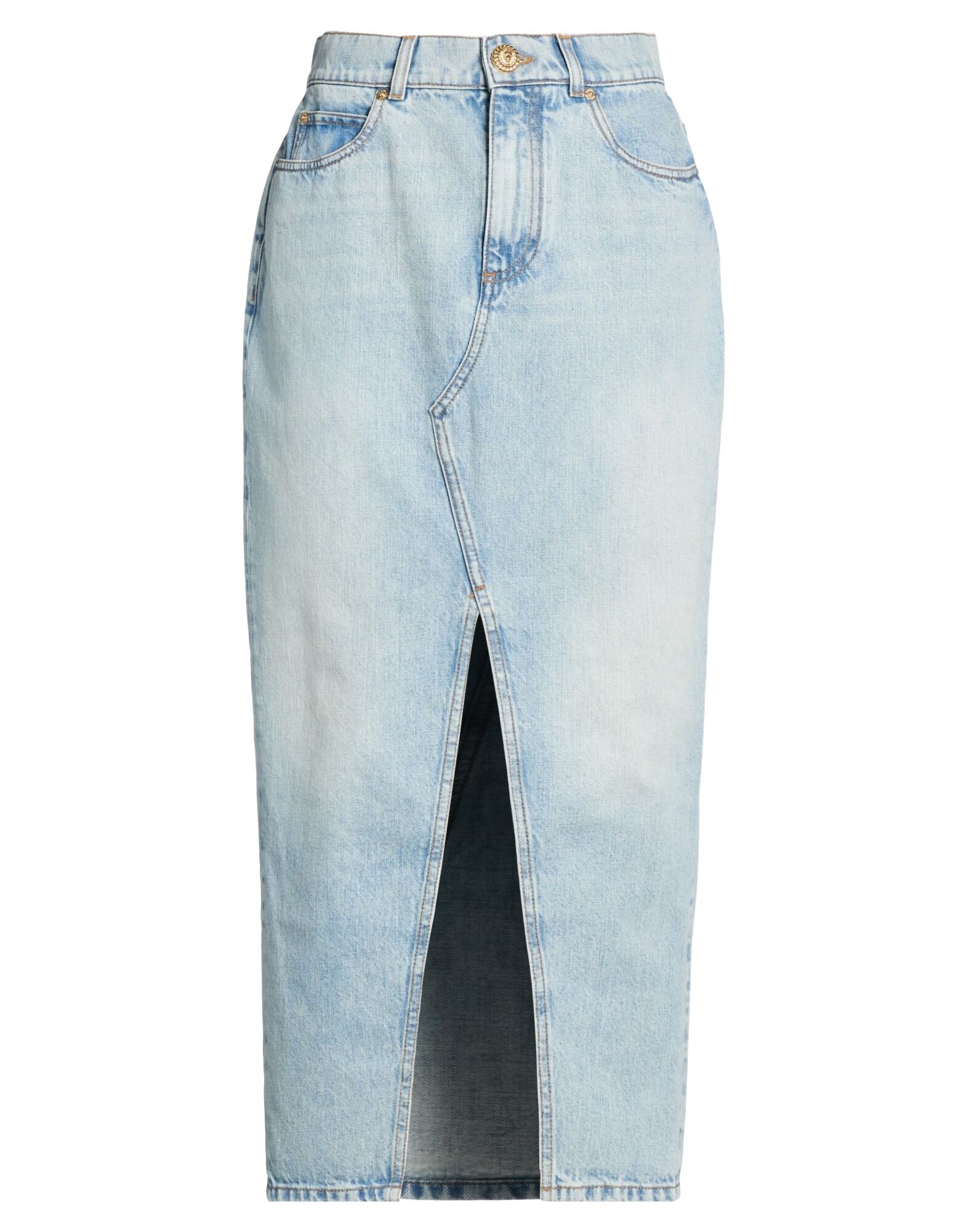 BALMAIN - Denim skirts