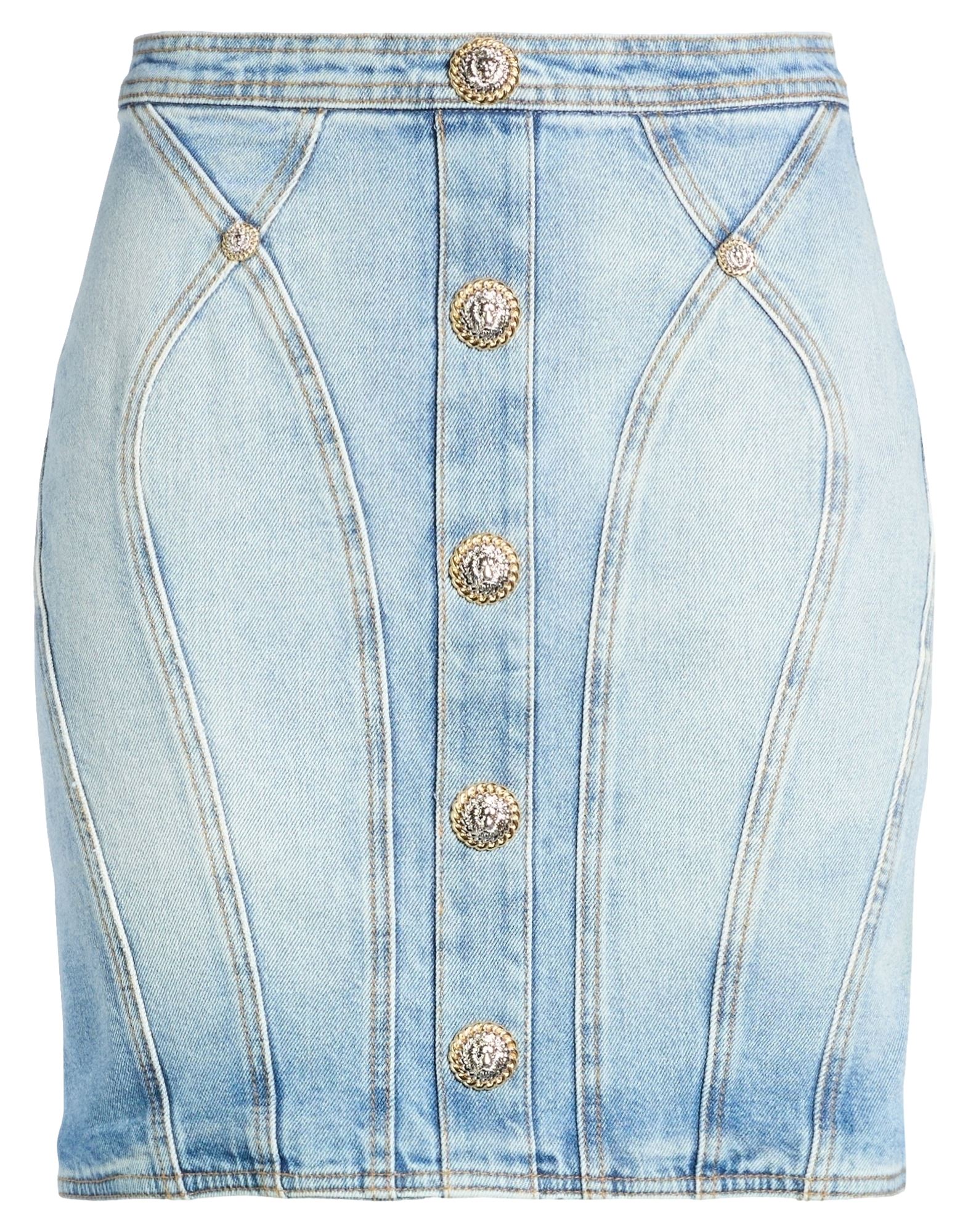 BALMAIN - Denim skirts