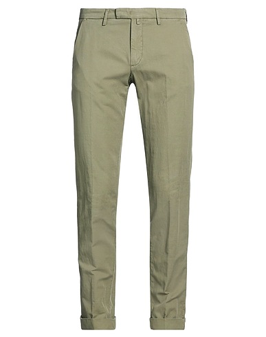 BRIGLIA 1949 Chinos VERDE MILITARE 63% Cotton, 35% Linen, 2% Elastane