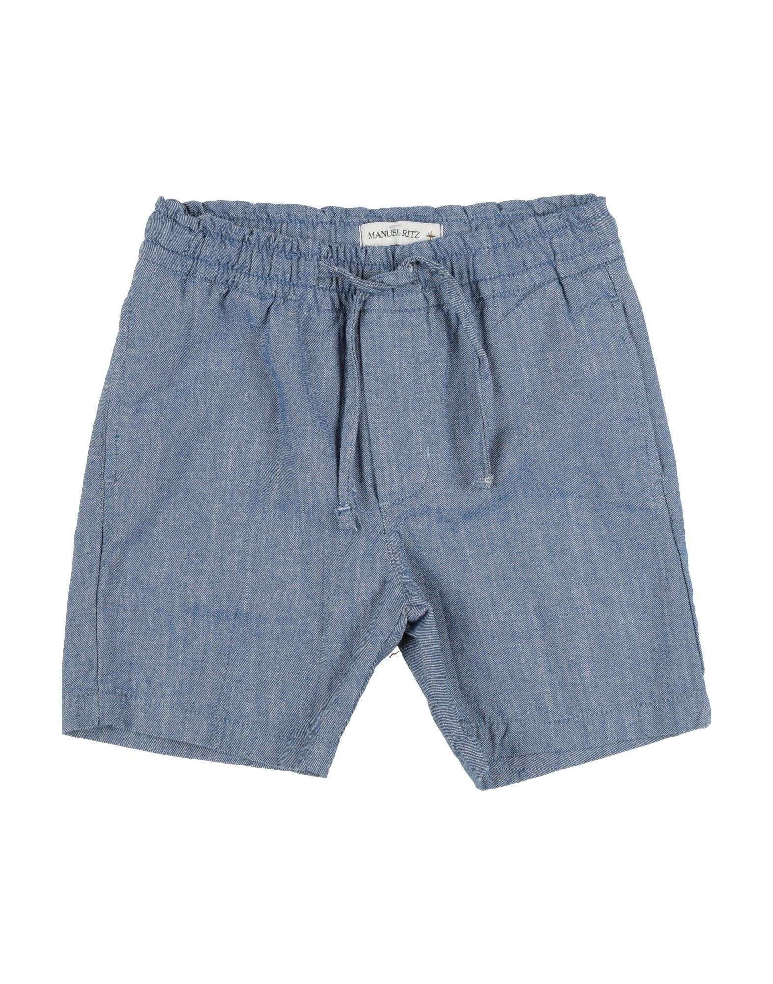 MANUEL RITZ - Denim shorts