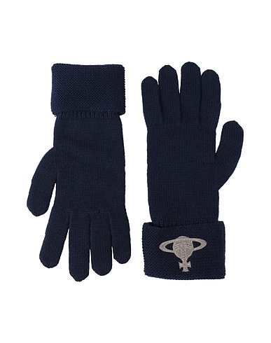 VIVIENNE WESTWOOD Gloves Midnight blue 100% Wool