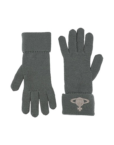 VIVIENNE WESTWOOD Gloves Military green 100% Wool