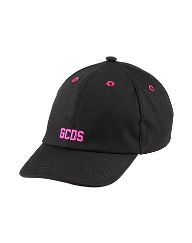 GCDS MINI Cappello Nero 100% Cotone, Poliestere