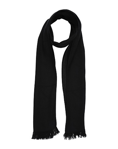 TRUSSARDI Scarves and foulards Black 38% Viscose, 32% Modal, 30% Virgin Wool