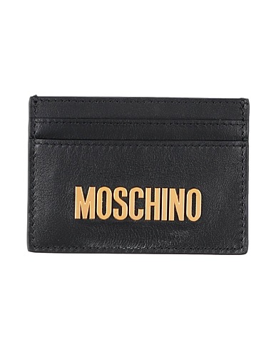 MOSCHINO Portadocumenti Nero Pelle