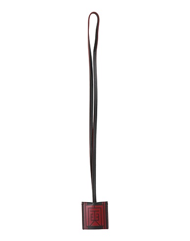 BALMAIN Schlüsselanhänger Bordeaux Kalbsleder