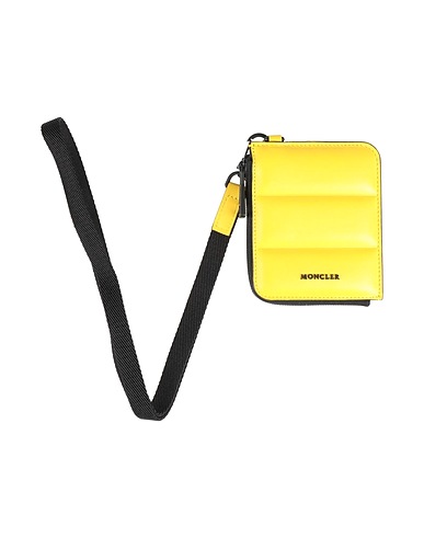 MONCLER Wallet Yellow Calfskin