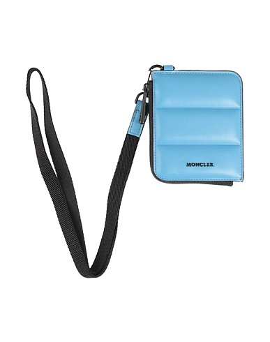 MONCLER Wallet Light blue Calfskin