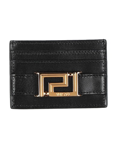 VERSACE Small Leather Goods Black Calfskin