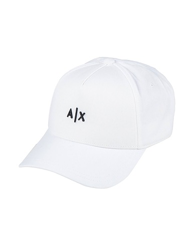ARMANI EXCHANGE Hat White 100% Cotton, Polyester