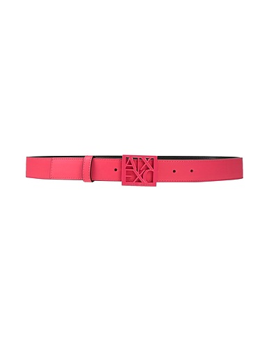 ARMANI EXCHANGE Regular belt Fuchsia 100% Polyester, Polyurethane