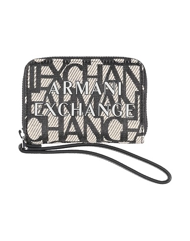 ARMANI EXCHANGE Wallet 50% Polyester, 50% Cotton, Polyurethane