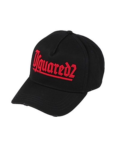 DSQUARED2 Hat Black 100% Cotton