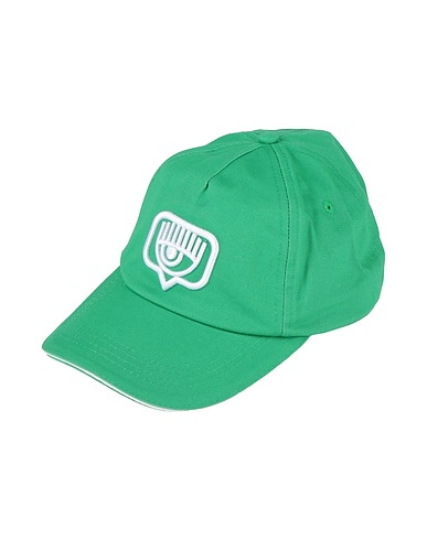 CHIARA FERRAGNI Hat Green 100% Cotton