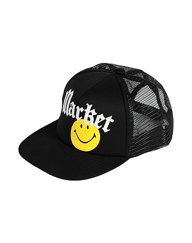 MARKET Mützen & Hüte Smiley Gothic Trucker Hat
 Schwarz 100% Polyester, Nylon
