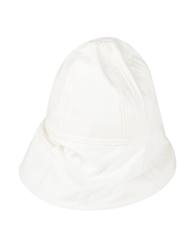 JIL SANDER+ Hat White 100% Cotton