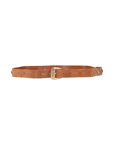 MAJE Belts Camel Cow leather, Zamak