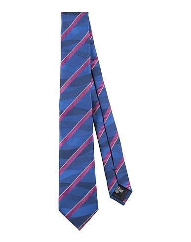 GIORGIO ARMANI Ties and bow ties Bright blue 100% Silk