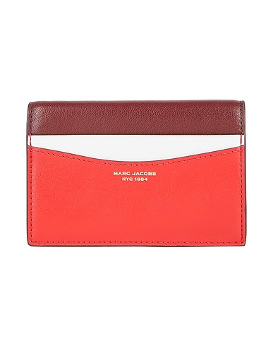 MARC JACOBS 財布 レッド 革（なめし加工）