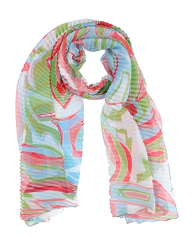 EMPORIO ARMANI Scarves and foulards White 100% Polyester