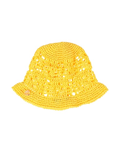 MARIA LA ROSA Cappello Giallo 100% Rafia naturale