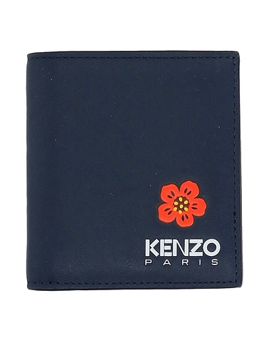 KENZO Wallet Midnight blue Leather