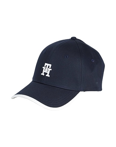 TOMMY HILFIGER Hat Navy blue 100% Cotton