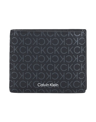 CALVIN KLEIN Portafoglio Nero 51% Poliestere, 49% Poliuretano