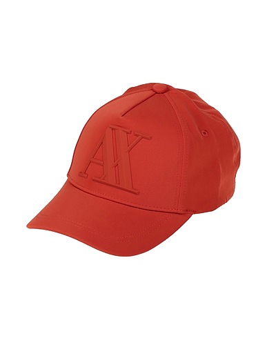ARMANI EXCHANGE Mützen & Hüte Rostrot 100% Elastomultiester