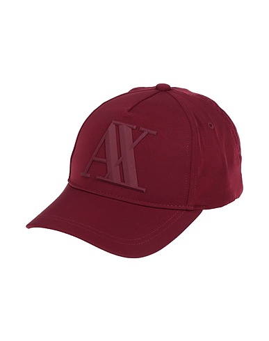 ARMANI EXCHANGE 帽子 ボルドー エラストマルチエステル 100%